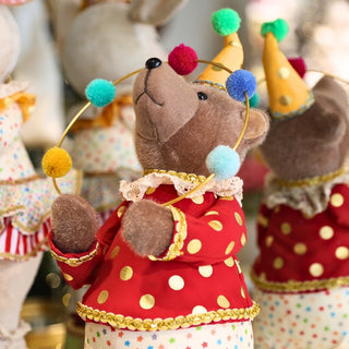 Circus Bear With Ring - ironyhome