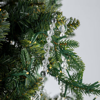 Clear Crystal Christmas Tree Garland - ironyhome