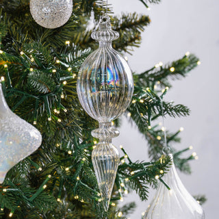 Clear Glass hanging Finail Ornament - ironyhome