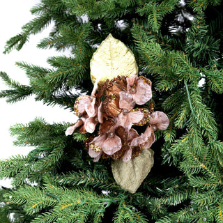 Copper & Sage Pansy Bouquet Clip - On Ornament - ironyhome