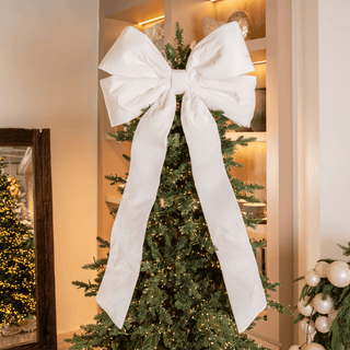 Cream Oversized Outdoor Bow - Irony Home