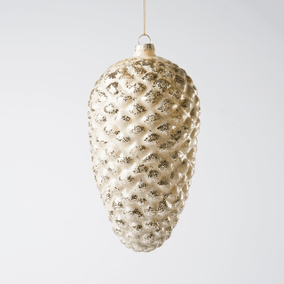 Cream Pinecone Hanging Ornament - Irony Home