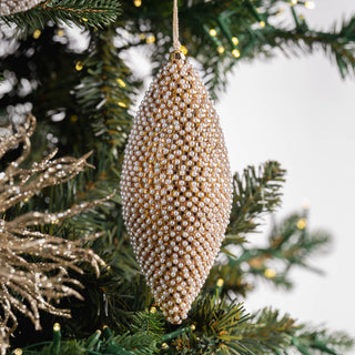 Crystal And Pearl Drop Ornament - ironyhome