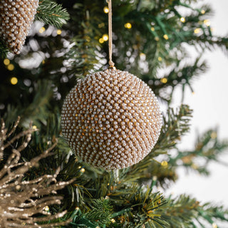 Crystal And Pearl Drop Ornament - ironyhome