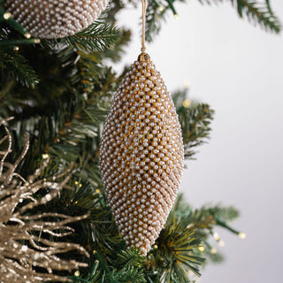 Crystal And Pearl Drop Ornament - ironyhome