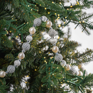 Crystal Lace And Pearl Ball Garland - ironyhome