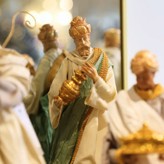 Divine Night Nativity Set with Three Kings - ironyhome