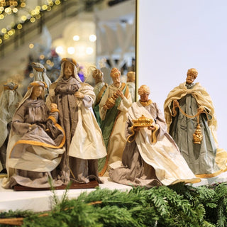 Divine Night Nativity Set with Three Kings - ironyhome