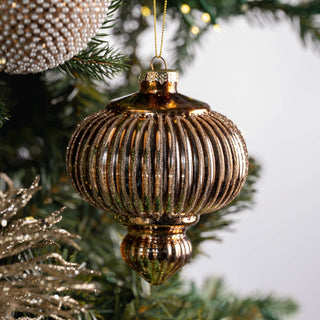 Drop Onion Bronze Hanging Ornament - ironyhome