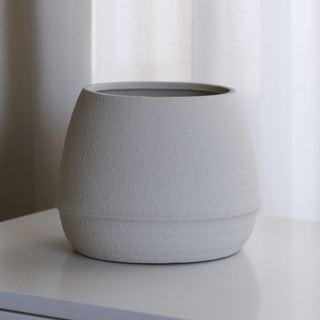 Dune Cylinder Terracotta Vase - ironyhome