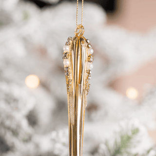 Dynasty Gold Drop hanging ornament - Irony Home