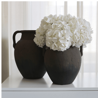 Earthen Terracotta Amphora Vase - ironyhome