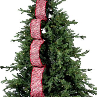 Embroidered Jacquard Tree Ribbon - ironyhome