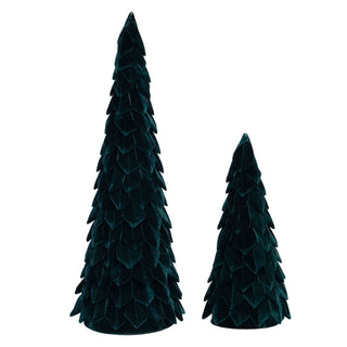 Emerald Glitter Layered Conical Table Top - ironyhome