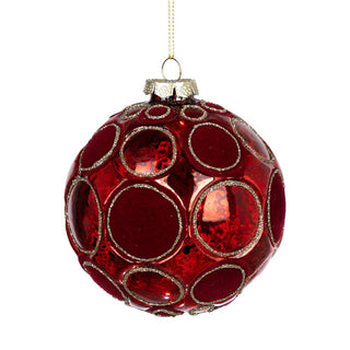 Exquisite Red Velvet Ball Ornament - ironyhome