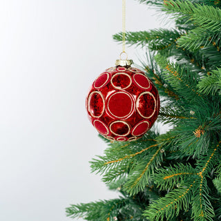 Exquisite Red Velvet Ball Ornament - ironyhome