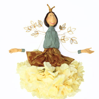 Fairy Ornament with Hydrangea Skirt - ironyhome