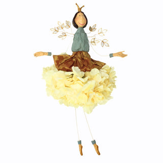 Fairy Ornament with Hydrangea Skirt - ironyhome
