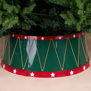 Festive Drum Tree Collar - ironyhome