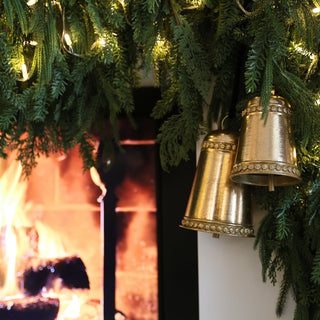 Festive Iron Hanging Bells (set of 2) - ironyhome