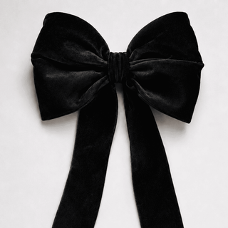 Festive Large Velvet Christmas Bow - Irony Home