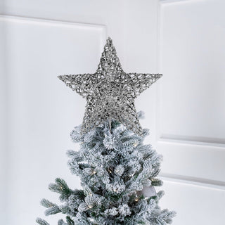 Festive Star Topper Pick with Beads & Clear Sequins - ironyhome