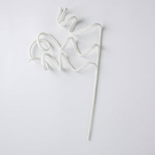 Festive White Chunky Twirl Pick - ironyhome