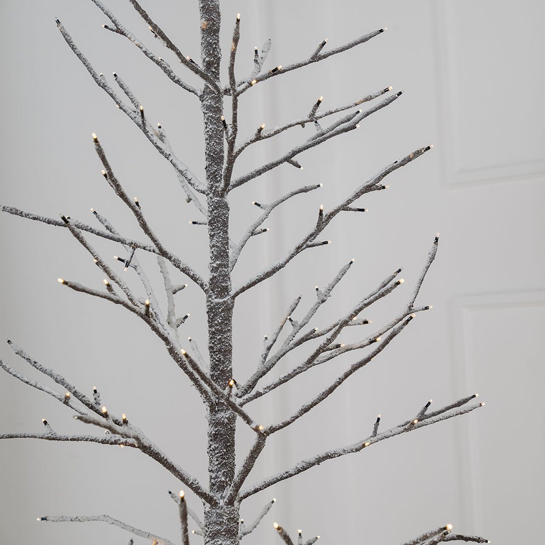 Frosted Winter LED Porch Tree