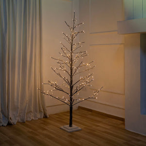 Frosted Winter LED Porch Tree