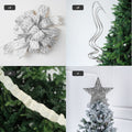 Frostlight Tree Trimming Set in Silver & White - Irony Home