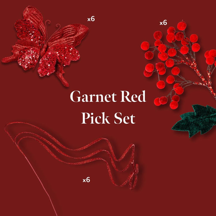 Garnet Red Pick Set - Irony Home