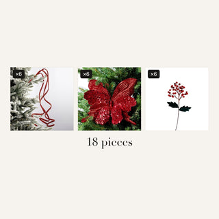 Garnet Red Pick Set: what's in the set, 18 pieces