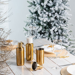 Gilded Gold Matte Cocktail Shake - 550 ml - ironyhome