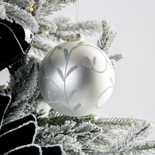 Glass Ball Ornament with Motifs - ironyhome