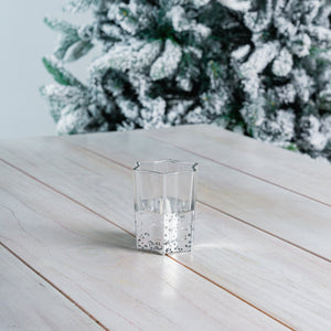 Glass Candle Holder Clear