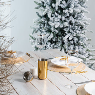 Gold Cocktail Shaker with Marble Top - ironyhome