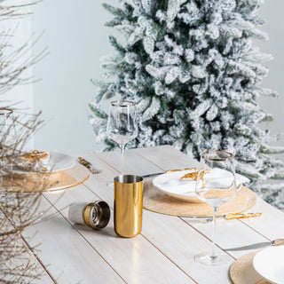 Gold Cocktail Shaker with Marble Top - ironyhome