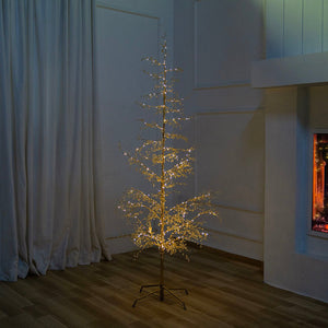 Gold Festive LED Acrylic Porch Tree