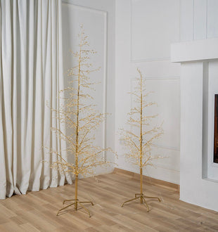 Gold Festive LED Acrylic Porch Tree - ironyhome