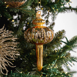 Gold Finial Hanging Ornament - ironyhome