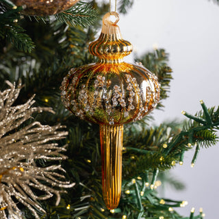 Gold Finial Hanging Ornament - ironyhome