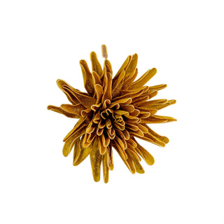 Gold Foam Glitter Dahlia Flower Head - ironyhome