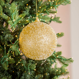 Gold Glass Ball Hanging Ornament - Irony Home