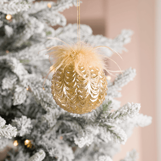 Gold hanging ornament - Irony Home