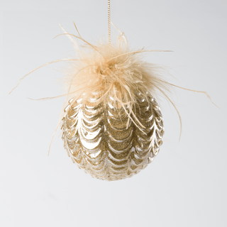 Gold hanging ornament - Irony Home