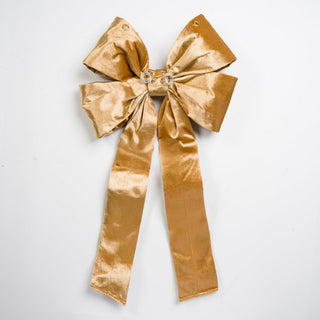 Gold Oversized Outdoor Bow - Irony Home