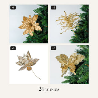 Golden Hour Gold Pick Set: what's in the set, 24 pieces