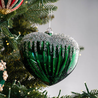 Green Heart Hanging Ornament - ironyhome