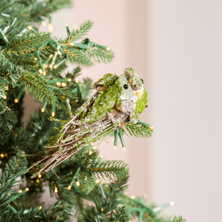 Green Moss Bird Ornament - Irony Home