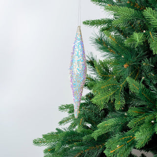 Handcrafted Purple Finial with Sparkling Sequins - ironyhome
